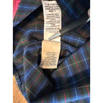 LL Bean Wrinkle Free Plaid Long Sleeve Button Down Shirt Women L Blue Green Red Size L Photo 11