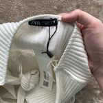 ZARA NWT Cream Colored Sweater Knit Bodysuit Photo 2