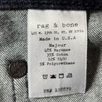 Rag and Bone Rag Bone Size 26 Indigo Blue Stretchy Mini Denim Skirt Pencil - Made in USA Photo 5