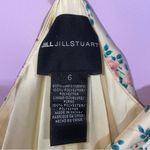 Jill Stuart Sarah Ruched Floral Midi Slip Dress Size 6 Yellow Coquette Soft Photo 4