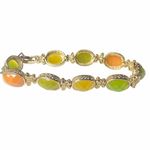 Monet  green gold bracelet Photo 2