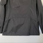 Anthro | Tulle Los Angeles Lightweight Short Trench Black/Orange Tulip Medium Black Photo 6