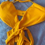 Aerie New with Tags.  Bright Orange Wrap Swimsuit Top. Photo 0