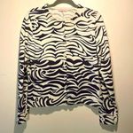 Lilly Pulitzer - Dark Blue & White Swirl Pattern Button Down Cardigan- Size M/L Photo 0
