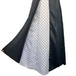 Vintage Black White Tuxedo Cap Sleeve Polka Dot Formal Dress Prom Gown sz 2 NEW Photo 12
