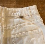 O'Neill NWT O’Neill Eisley Cream High-Waisted Denim Shorts Photo 4