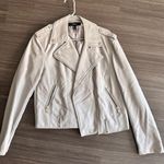 Forever 21  Gray Leather Jacket Photo 1