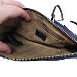 Ralph Lauren Lauren  Blue Cow Leather Classic Casual Travel Crossbody Bag Small Photo 8