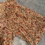 Free People Floral Puff Sleeve Blouse Beatrice Photo 6