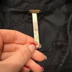 Free People  Black Floral Embroidered Tunic Shirt Top Women Size Small Photo 3