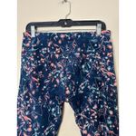 Sweaty Betty Power Zip Pocket Workout Crop Leggings Womens Size XL Blue Floral Photo 4