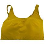 Athleta  Advanced Sports Bra "Oxidized Yellow" Bright Citron green plus size 34DD Photo 0