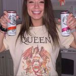 Slightly Cropped Queen Tshirt Tan Size L Photo 3