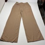 Reformation Mason Wide Leg Tencel Lyocell Pants Beige High Waist Trouser 4 *FLAW Photo 10