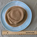 ERIC JAVITS Hampton Sun Hat Squishee Straw Packable Wide Brim Natural Gold Blue Tan Photo 10