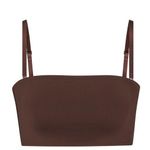 SKIMS NEW!!  Shaping Swim Bandeau Bikini Top - Cocoa Photo 0