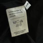 Sleeper  Faux Pearl‎ Puffer Cropped Jacket Black Size S/M Photo 8