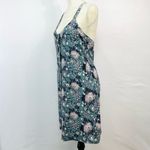 Free People  Intimates Printed Portrait Blue Dress Photo 4