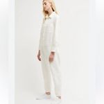 French Connection  WOMENS MARDO CARPENTERSUIT JUMPSUIT WHITE NEW SMALL Photo 7