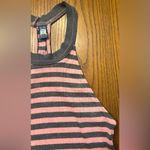 Free People  Pink & Gray Stripe Racerback Tennis Golf Pickleball Dress Size Small Photo 4