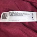 Eileen Fisher EILEEN FISHER Burgundy Red Velvet V-Neck Top Blouse Boxy Silk Dolman Size Large Photo 6