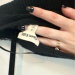 Open Edit  | Black Wrap Style Long Sleeve Sweater Size Small NWT Photo 4