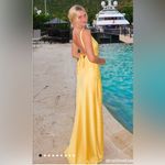 Show Me Your Mumu NWOT - Anderson Maxi Dress Color Yellow Luxe Satin Size: s Photo 4