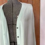 Hippie Rose  Baby Blue Soft Fuzzy Button Up Cardigan ~ Size Large 💚🍄 Photo 2