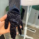 SKIMS Velvet Crop Top Logo 2X Soot Black Plus Size Logo Burnout Open Bust Photo 3