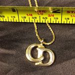 Christian Dior Authentic CD Monogram Gold Plated Spring Lock Vermeil Necklace Photo 6