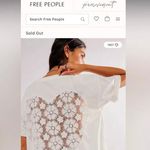 Daydreamer Lace Heart Tee Size M New with Tag MSRP $88 Sold Out on Free People Photo 3