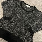 Vintage Havana Fringe Black White Pullover MEDIUM Photo 3