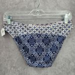 True Craft  Blue Floral Bikini Cheeky Bottom Swimwear Medium Photo 1