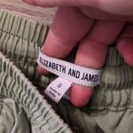 Elizabeth and James  Green Cargo Joggers Size Small Photo 3