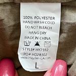 Hayden Women’s Brushed Floral Detailed Puff Sleeve Square Neck Top L Photo 12