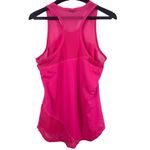 Nike  Dri Fit Barbie Pink Vented Racerback Activewear Curved Hem Tank Top M Photo 1