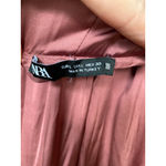 ZARA Mauve Satin Midi Skirt Romantic Luxe Elegant Summer Brunch Luxe Parisian L Photo 4