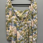 Reformation  Sigmund Dress In Hillside Long Sleeve Midi 0 Photo 6