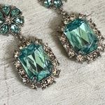 Blue rhinestone blue drop Earrings Photo 9
