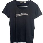Harley Davidson Vintage Y2K Women's Baby Tee Size M Stretchy Photo 0