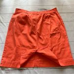 Pendleton  Denim Jean Skirt Orange Straight Pencil Women’s Size 16 Photo 2