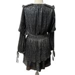 MISA Los Angeles Lisi Smocked Metallic Mini Dress – Size S-New Years Eve Dress Photo 3