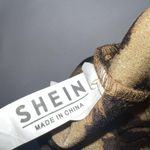 SheIn Shorts Womens Medium Leopard Animal Print Paper Bag Elastic Waist Belted Photo 3