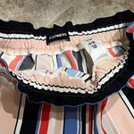 EXPRESS NEW  High Rise Vertical Stripe Paper bag Waist Ankle Pants Pull On XS Photo 7