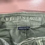 American Eagle Jegging Women's 2 Skinny Jeans Green Distressed Photo 4