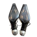 Kenneth Cole 90'S Y2K ‎ NY LACE UP POINTED TOE PUMPS HEELS SIZE 6 MADE IN ITALY. Photo 7