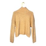 Free People  Women’s Size Medium Bradley Pullover Sweater in Camel Heather Photo 7
