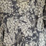 Rebecca Taylor  Sheer Faux lace up Blouse size‎ 8 Ruffle Photo 2