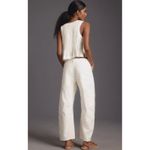 Citizens of Humanity  Marcelle Cargo Barrel Pants Pashmina White Size 28 Photo 2