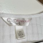 Krazy Kat  Peasant Style Blouse Top Women’s Size 2X Boho Beachy Crochet Cotton Photo 4